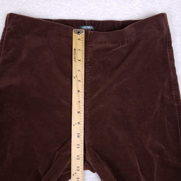 Wild Fable Women's Brown Corduroy Flare Pants Size Large Soft Stretch Y2K Style - Picture 4 of 10